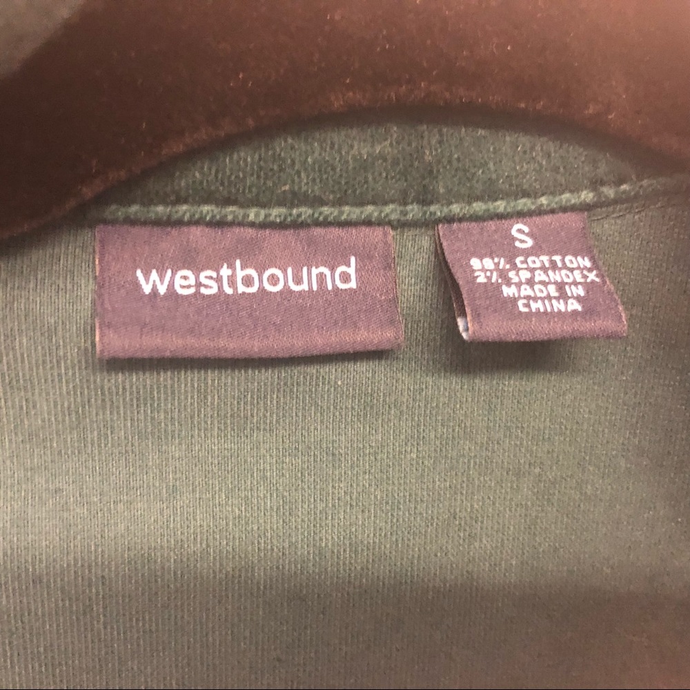 Dark green light jacket by Westbound size small - Picture 3 of 4